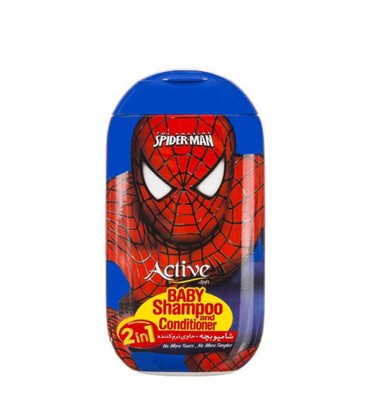 شامپو بچه 2در1 قرمز طرح اسپایدرمن  280 گرمی