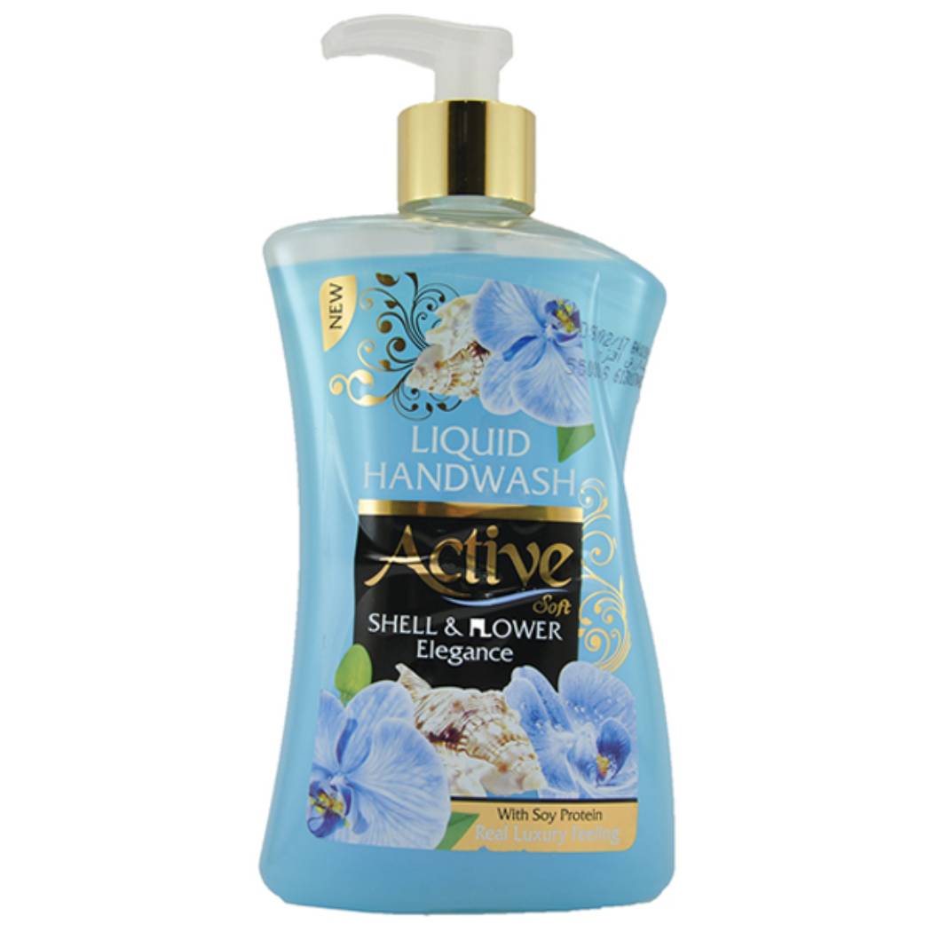 مایع دستشویی آبی با طرح جدید 450گرمی