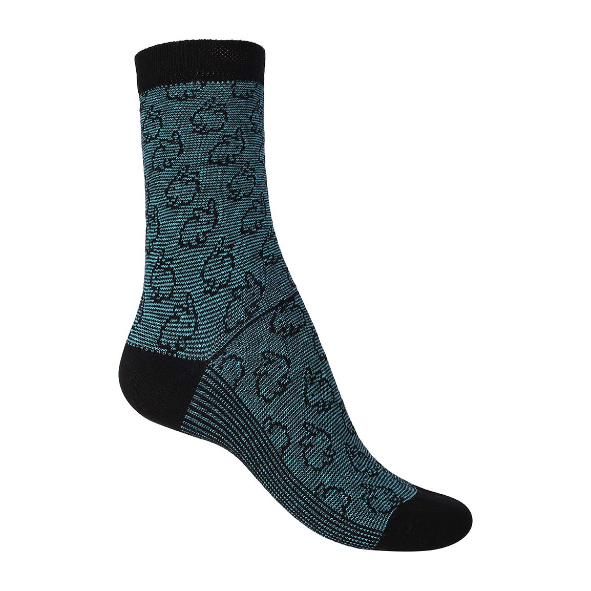 جوراب پنبه ای ساقدار زنانه مدل D4