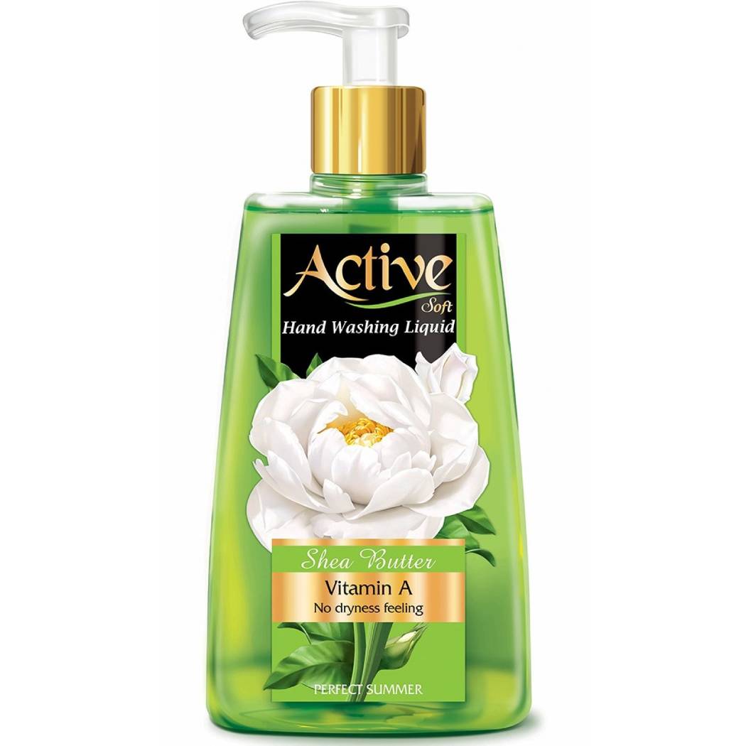 مایع دستشویی شفاف سبز 450 گرمی