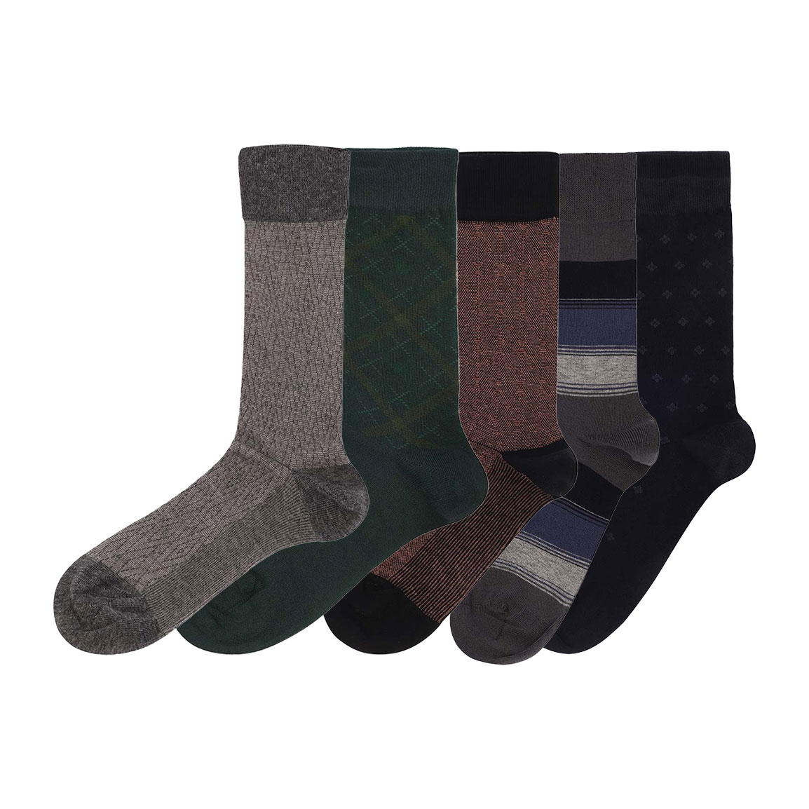 پک 5 عددی جوراب نخ پنبه مردانه