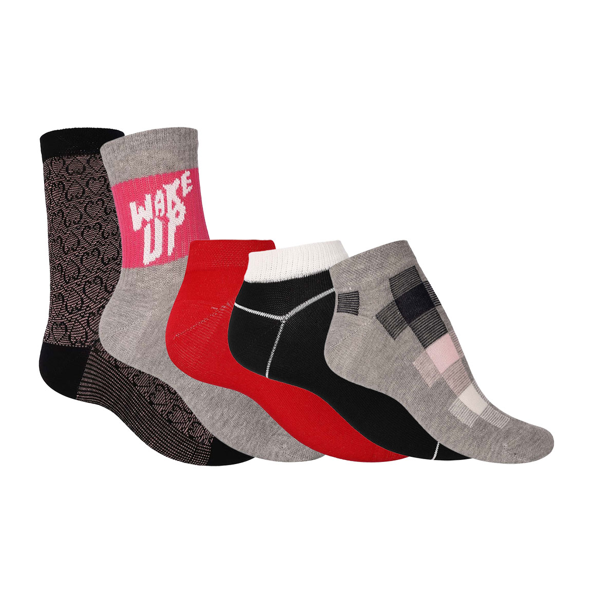 پک 5 عددی جوراب نخ پنبه زنانه