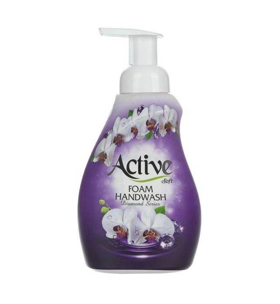 مایع دستشویی فوم دیاموند بنفش 500 گرمی