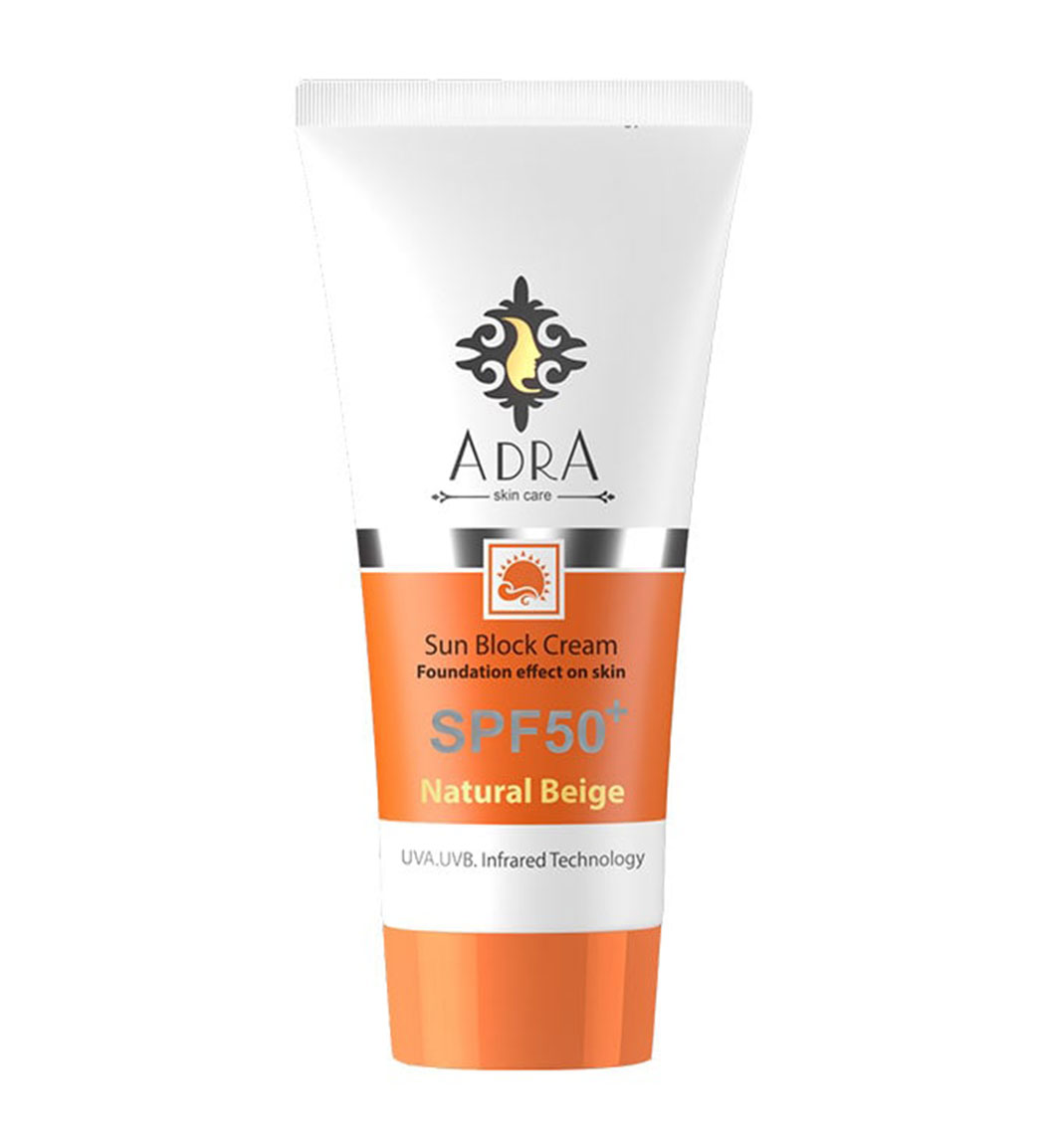 کرم ضد آفتاب رنگی اس پی اف 50