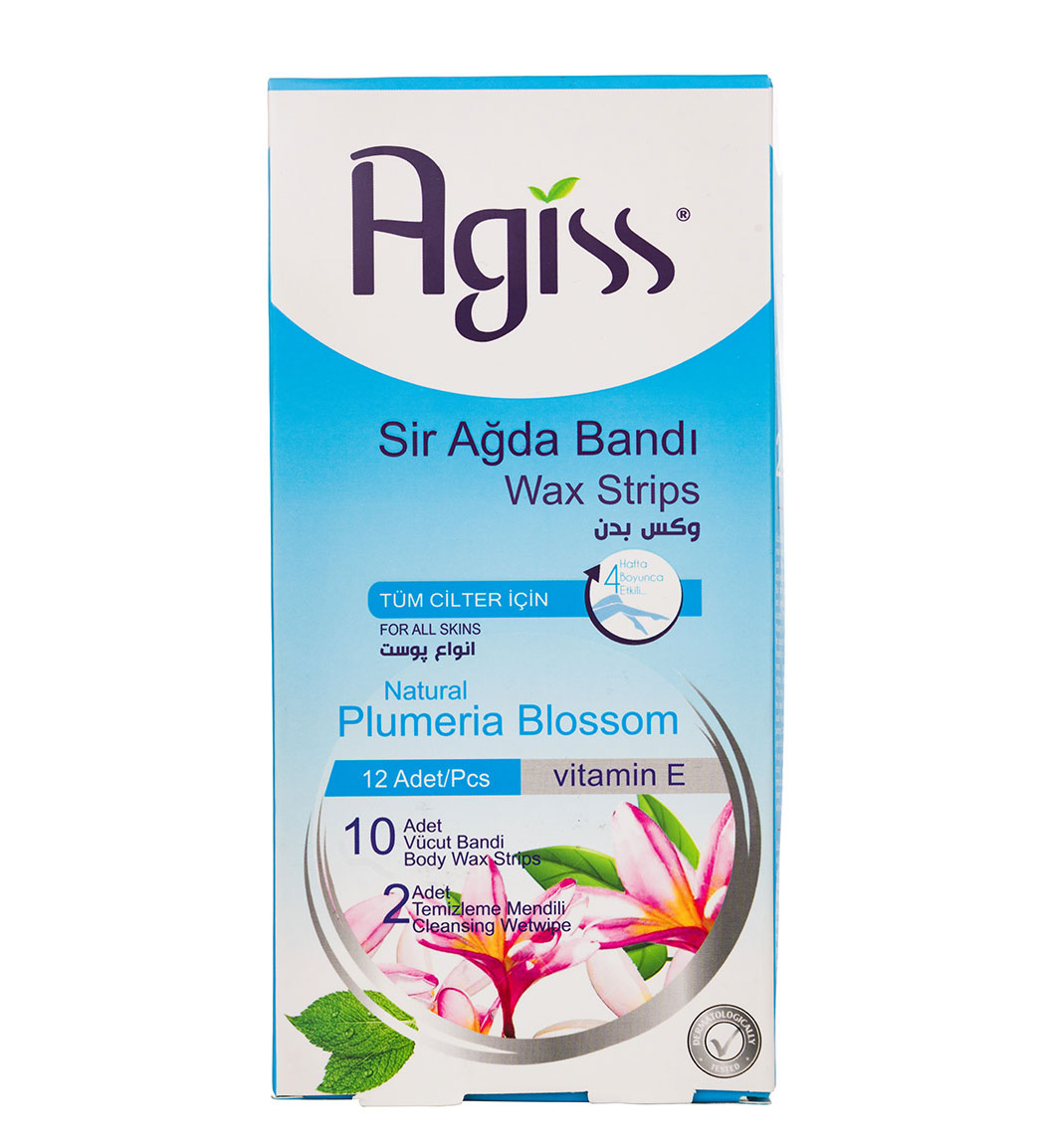 نوار موبر بدن 10 عددی به همراه 2 عدد دستمال تمیز کننده مناسب انواع پوست