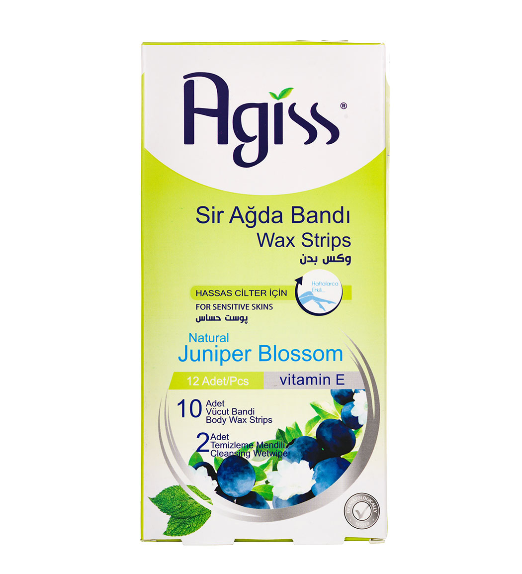 نوار موبر بدن 10 عددی به همراه 2 عدد دستمال تمیز کننده مناسب پوست حساس