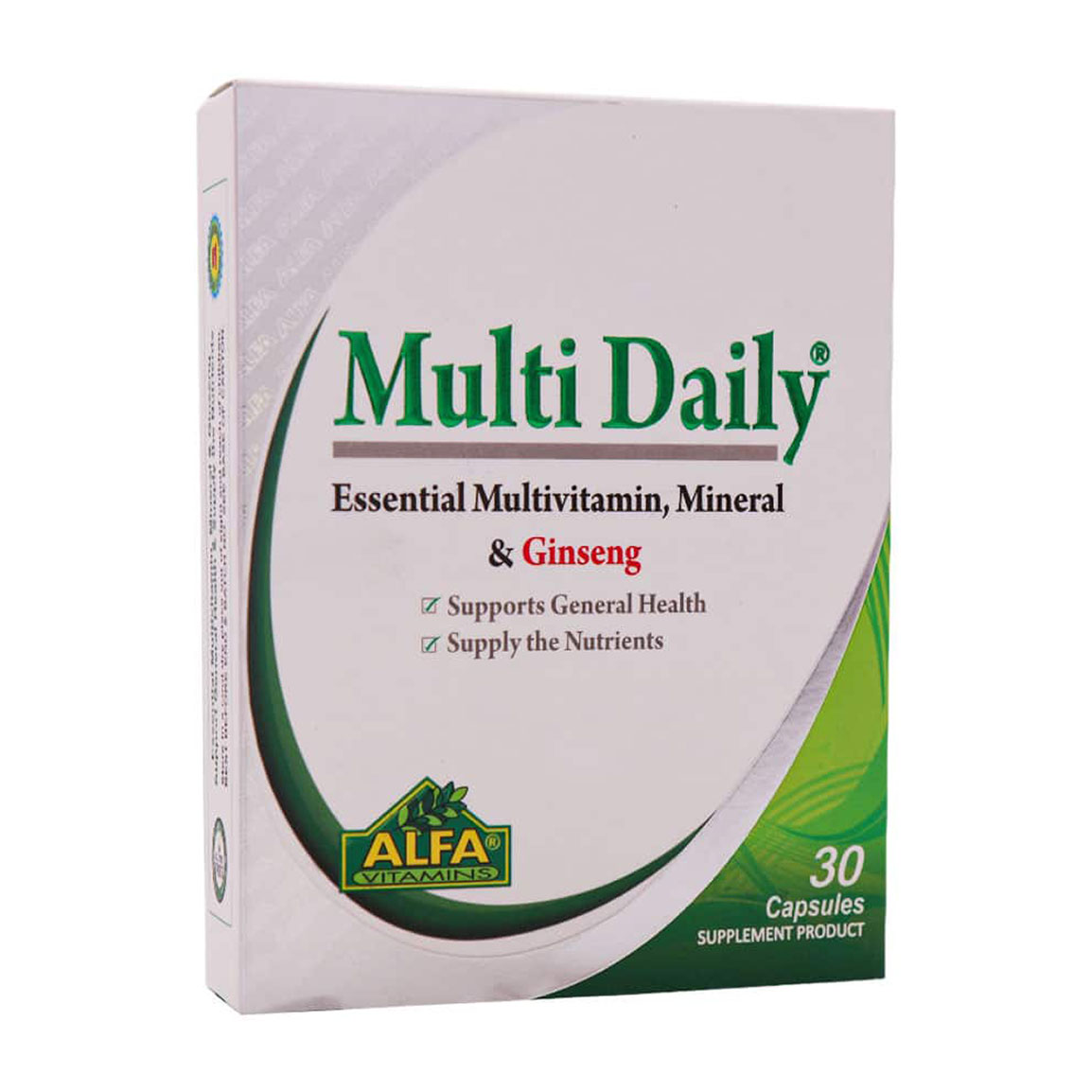 کپسول مولتی دیلی بسته 30 عددی