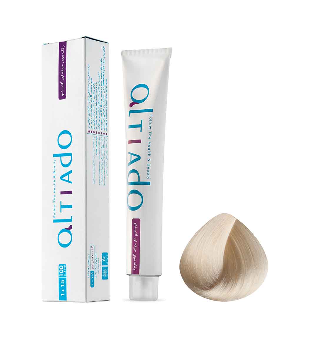 رنگ مو شماره 10.3رنگ بلوند زیتونی فوق العاده روشن حجم 100میل