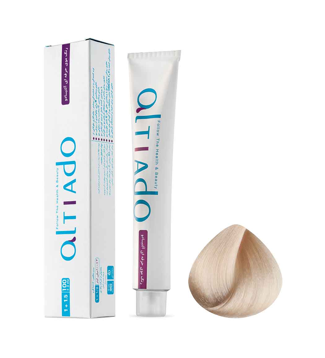 رنگ مو شماره 10.5 رنگ بلوند طلایی فوق العاده روشن حجم 100میل