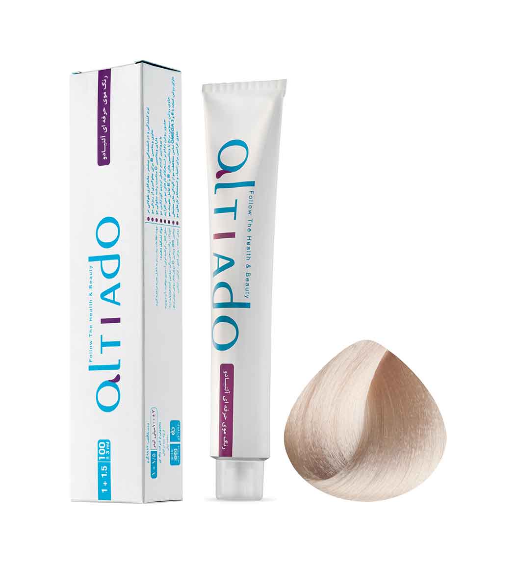 رنگ مو شماره 11.3 رنگ بلوند زیتونی پلاتینه حجم 100میل