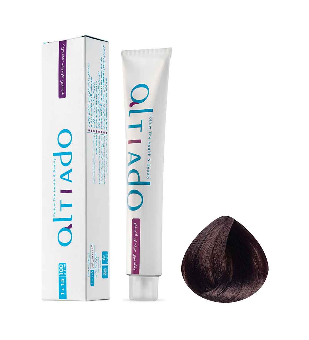 رنگ مو شماره 5.0 رنگ قهوه ای روشن حجم 100میل