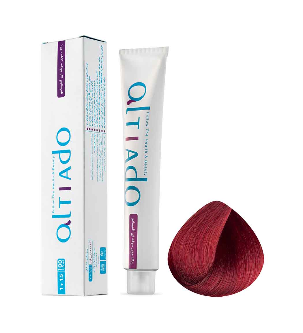 رنگ مو شماره 6.6 رنگ بلوند قرمز تیره حجم 100میل