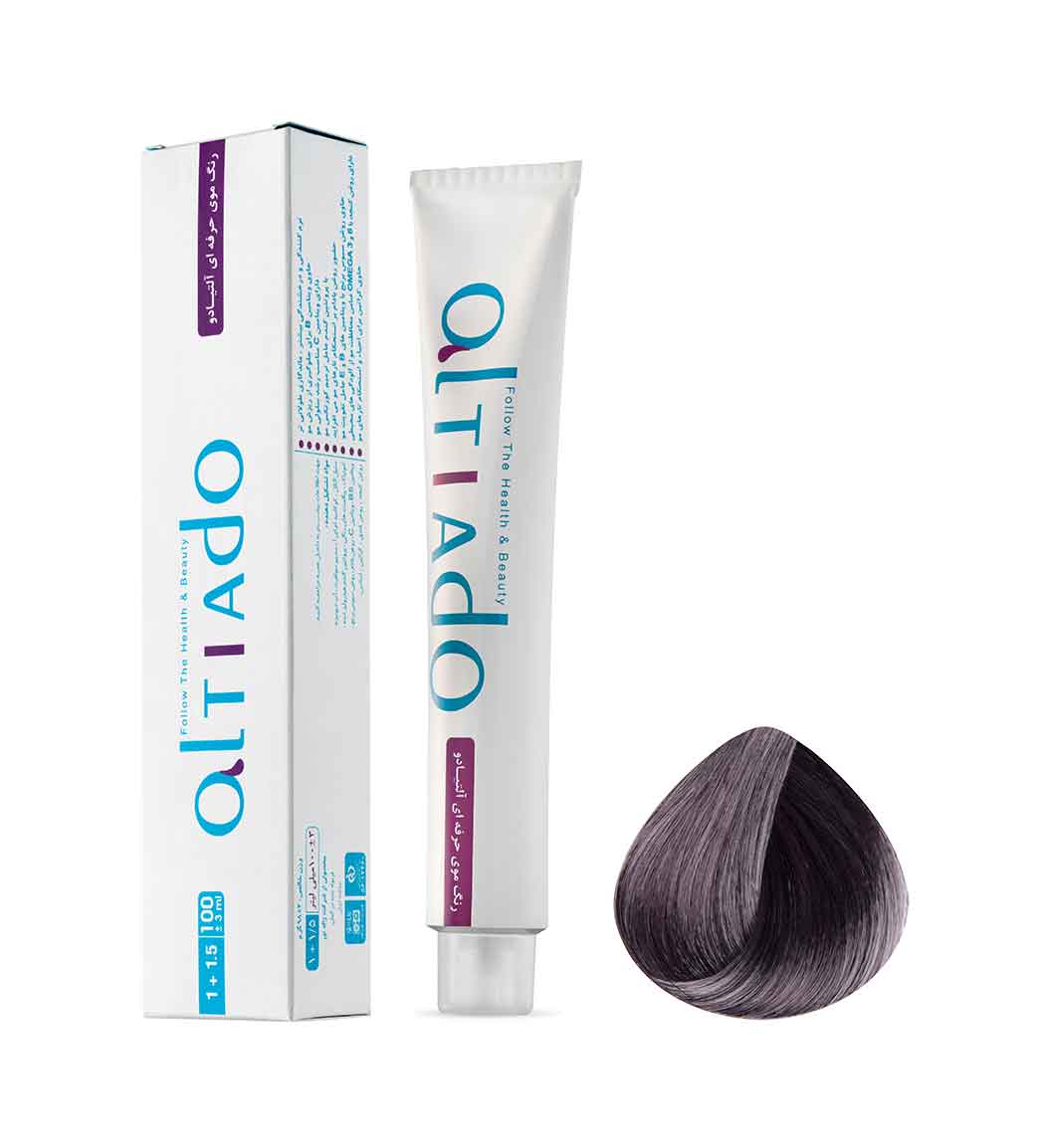 رنگ مو شماره 8.11 رنگ بلوند دودی قوی حجم 100میل