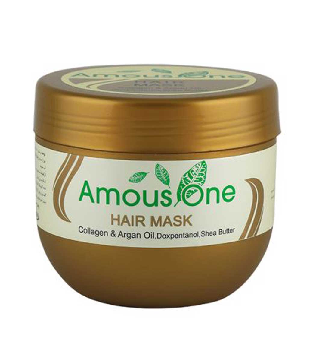 ماسک مو داخل حمام حاوی کلاژن و روغن آرگان حجم 450 میل