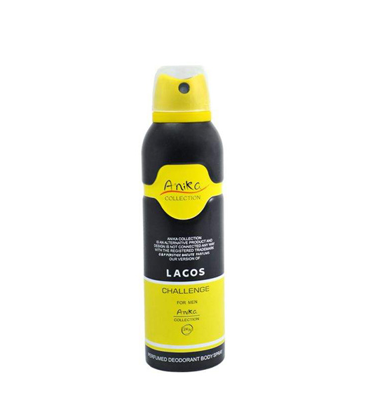 اسپری بدن مردانه Lacoste Challenge حجم 200میل