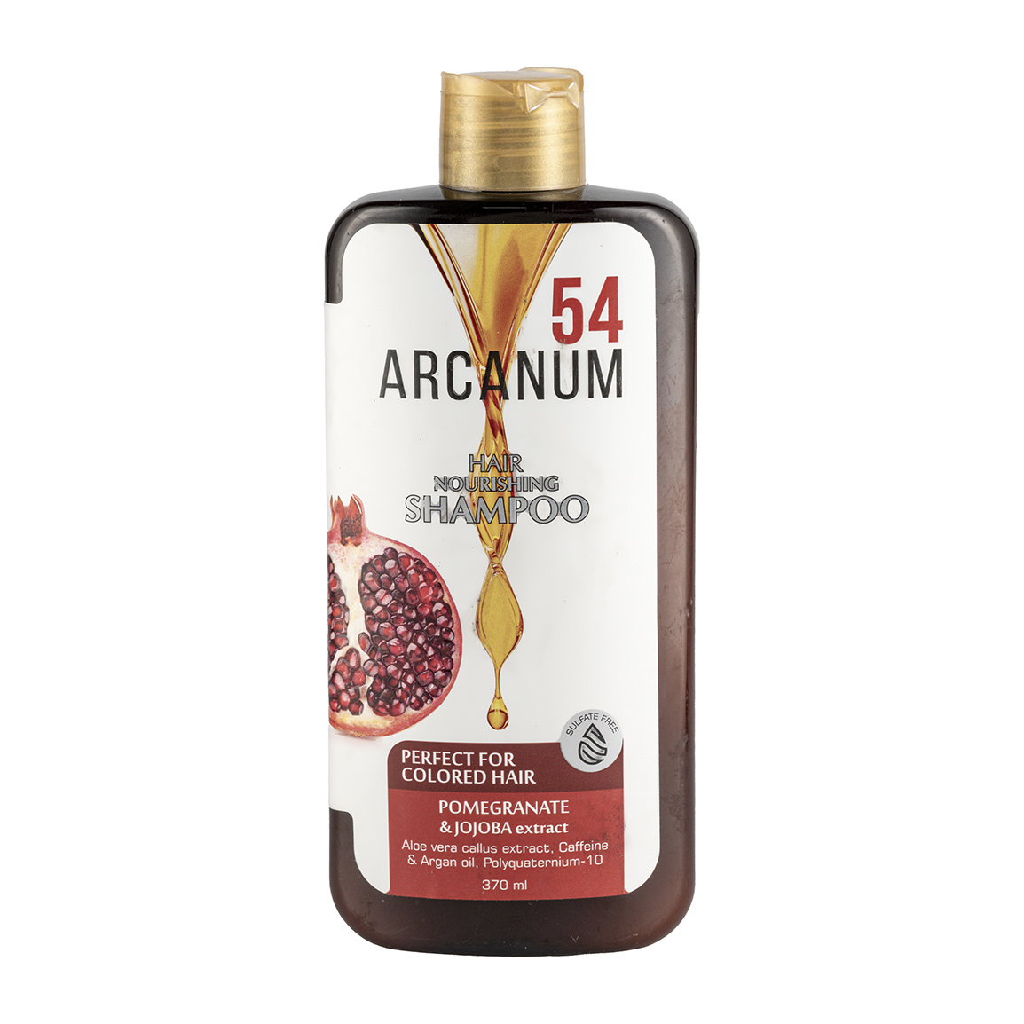 شامپو حاوی عصاره انار و جوجوبا مناسب مو رنگ شده حجم 370 میلی لیتر
