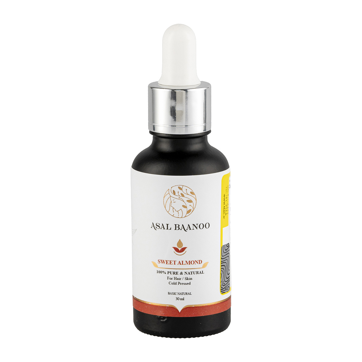 روغن بادام شیرین مناسب پوست سر و مو حجم 30 میلی لیتر