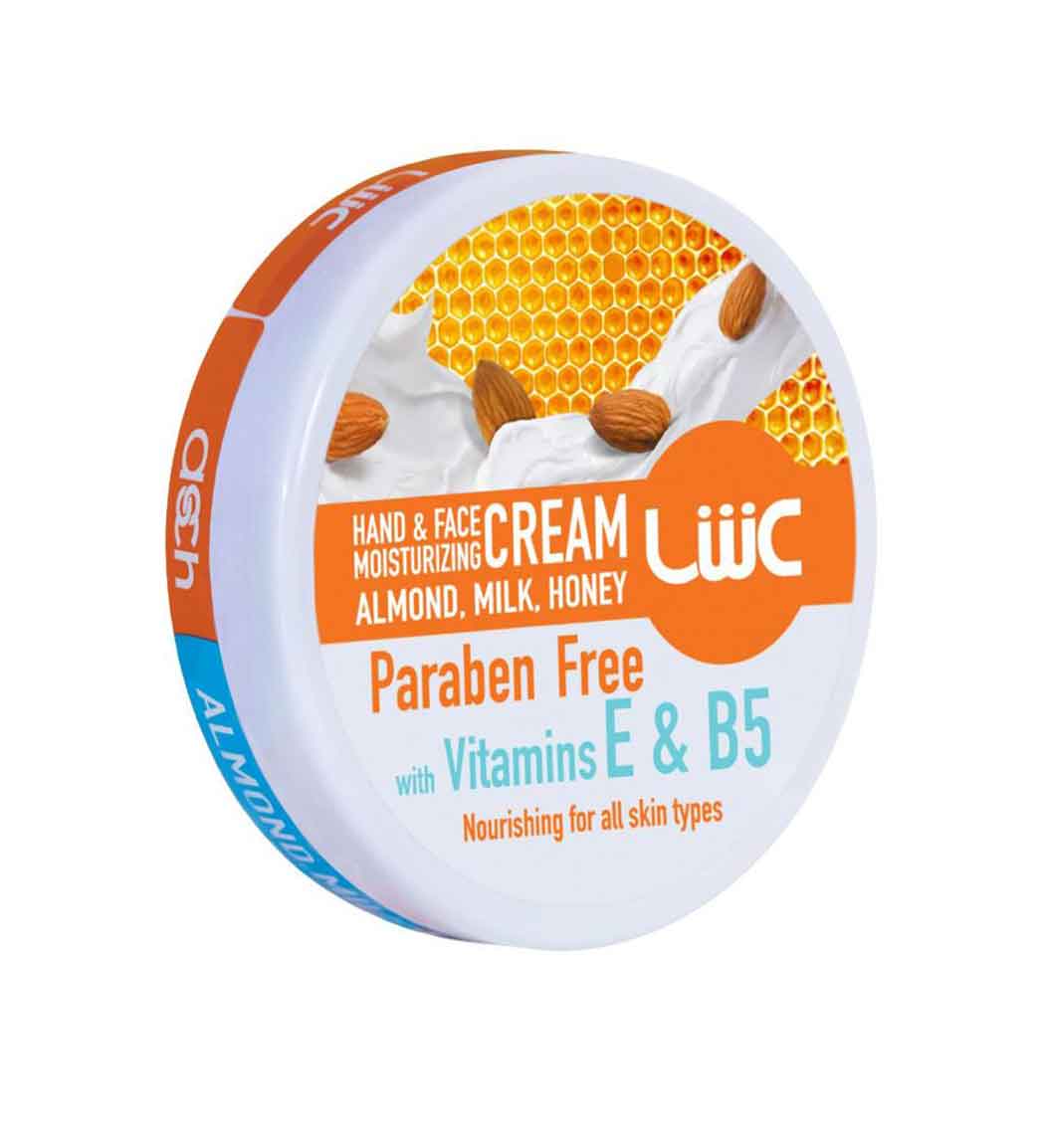 کرم مرطوب کننده عصاره بادام و عسل کاسه ای 100میل