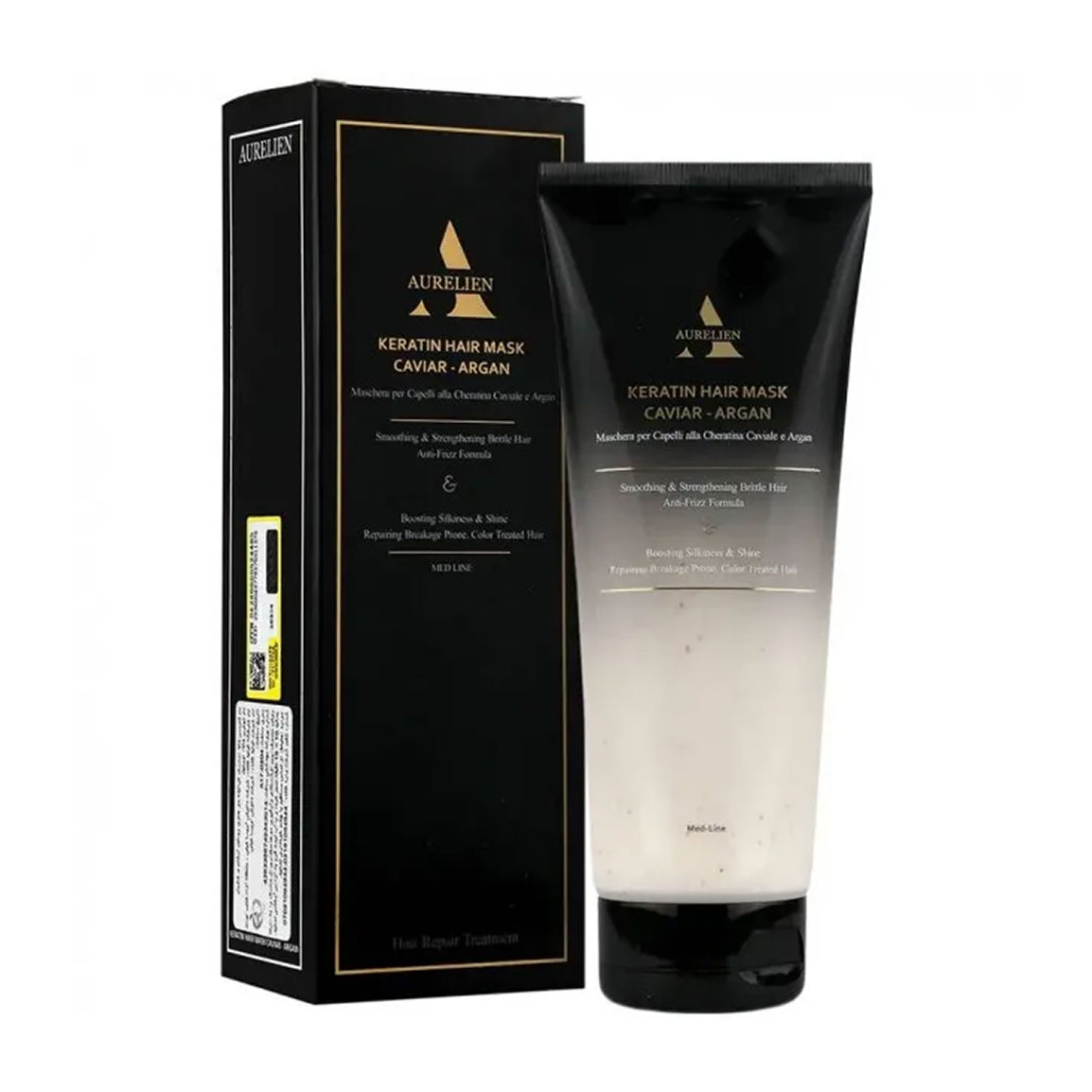 ماسک مو کراتینه دارای روغن آرگان و خاویار حجم 200 میلی لیتر