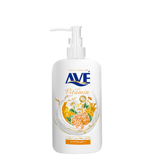 مایع دستشویی کرمی حاوی ویتامین B5 نارنجی 450گرمی