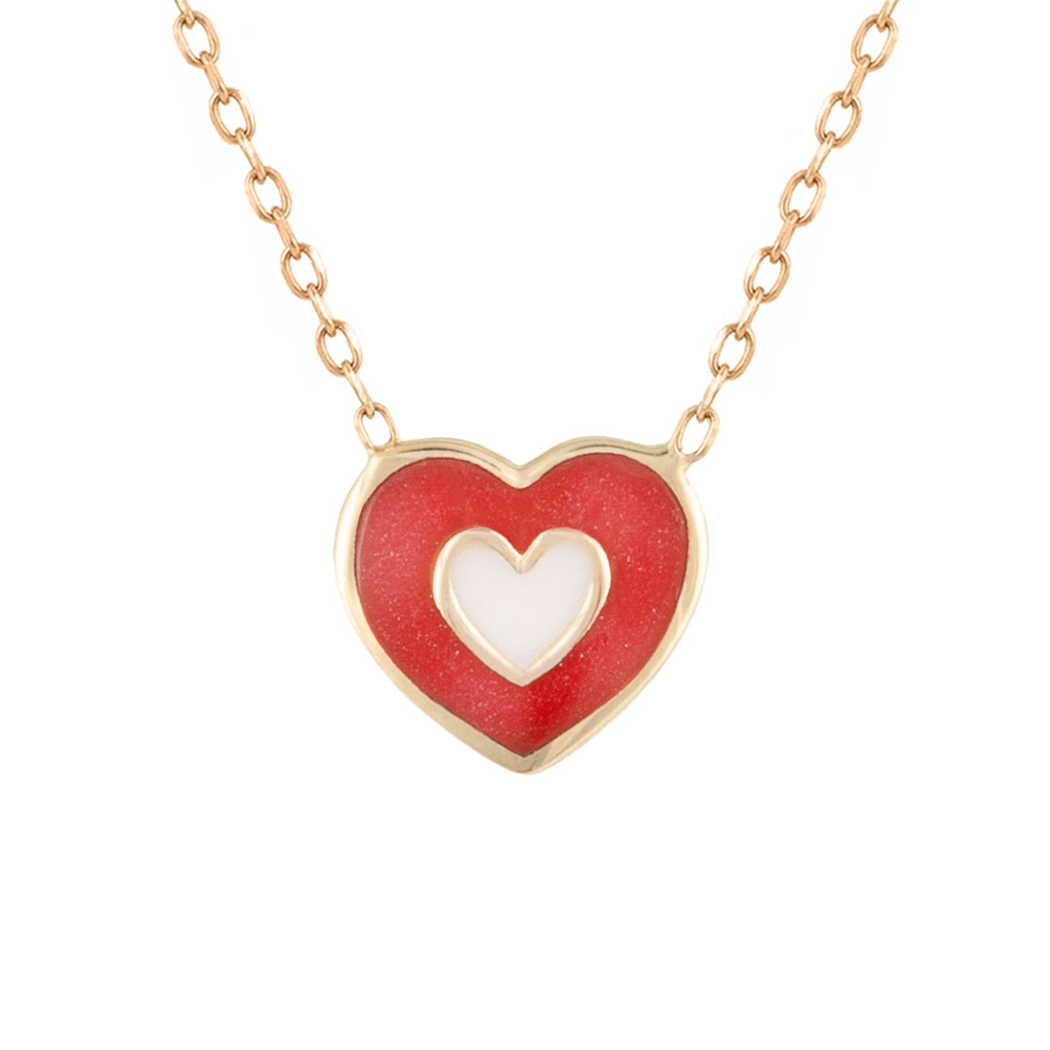 گردنبند طلا قلب مگنوم 1.4 گرم