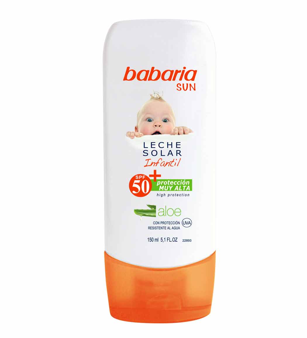 شیربدن ضد آفتاب اس پی اف 50 کودک آلوئه ورا