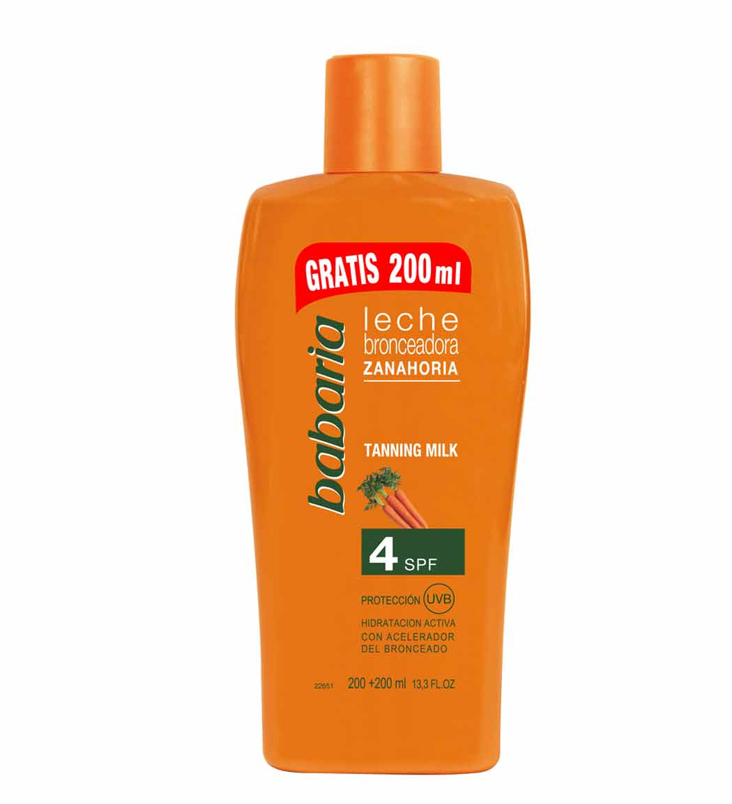 شیر برنزه کننده هویج