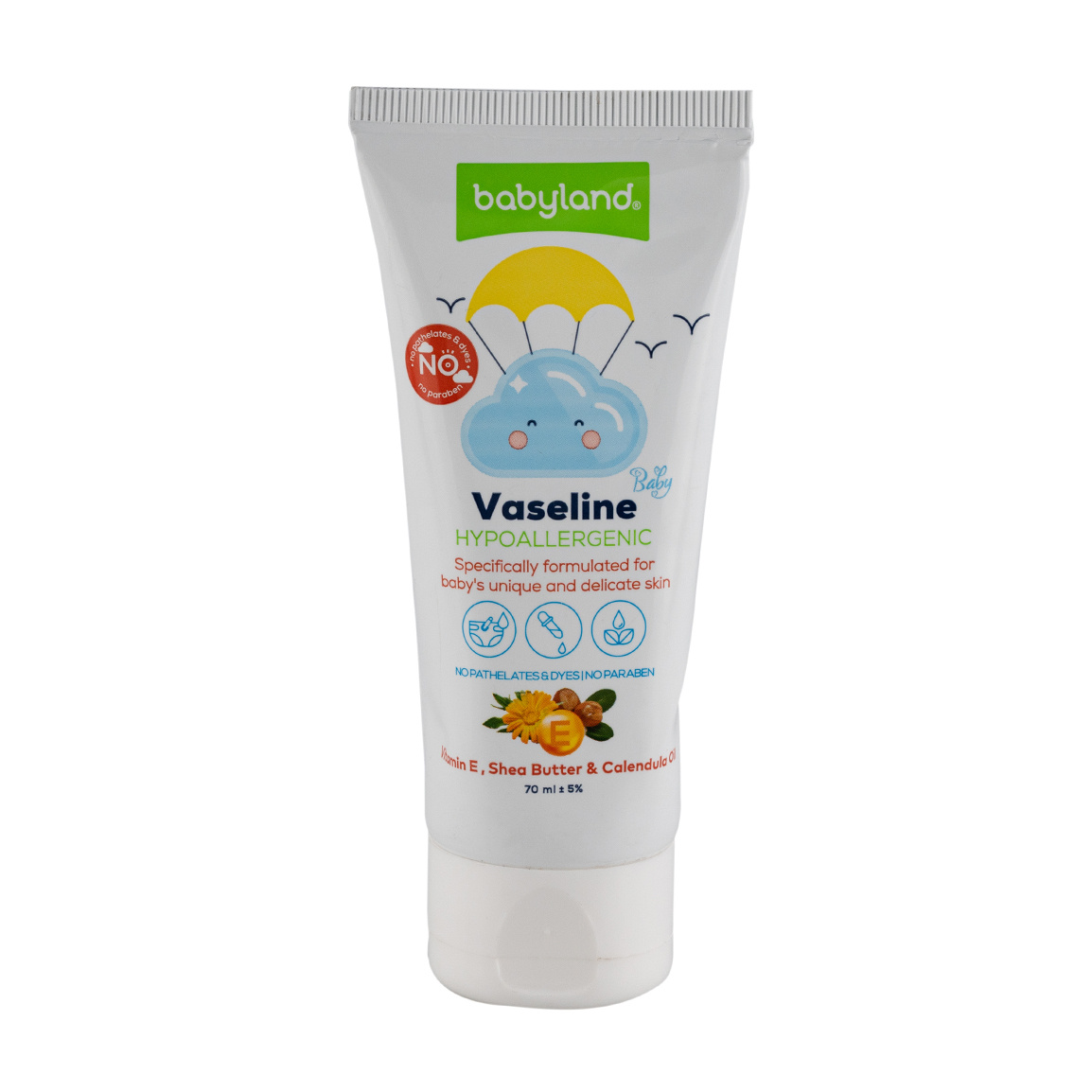 کرم وازلین تیوپی حاوی ویتامین E حجم 70 میلی لیتر