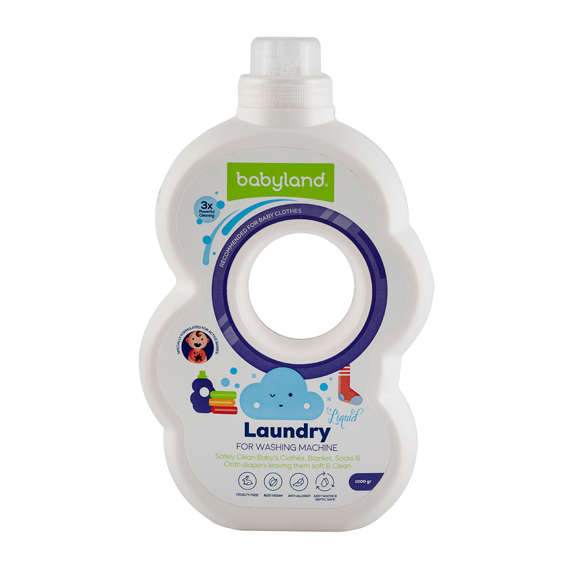 مایع ماشین لباسشویی لباس کودک حجم 1000 میلی لیتر