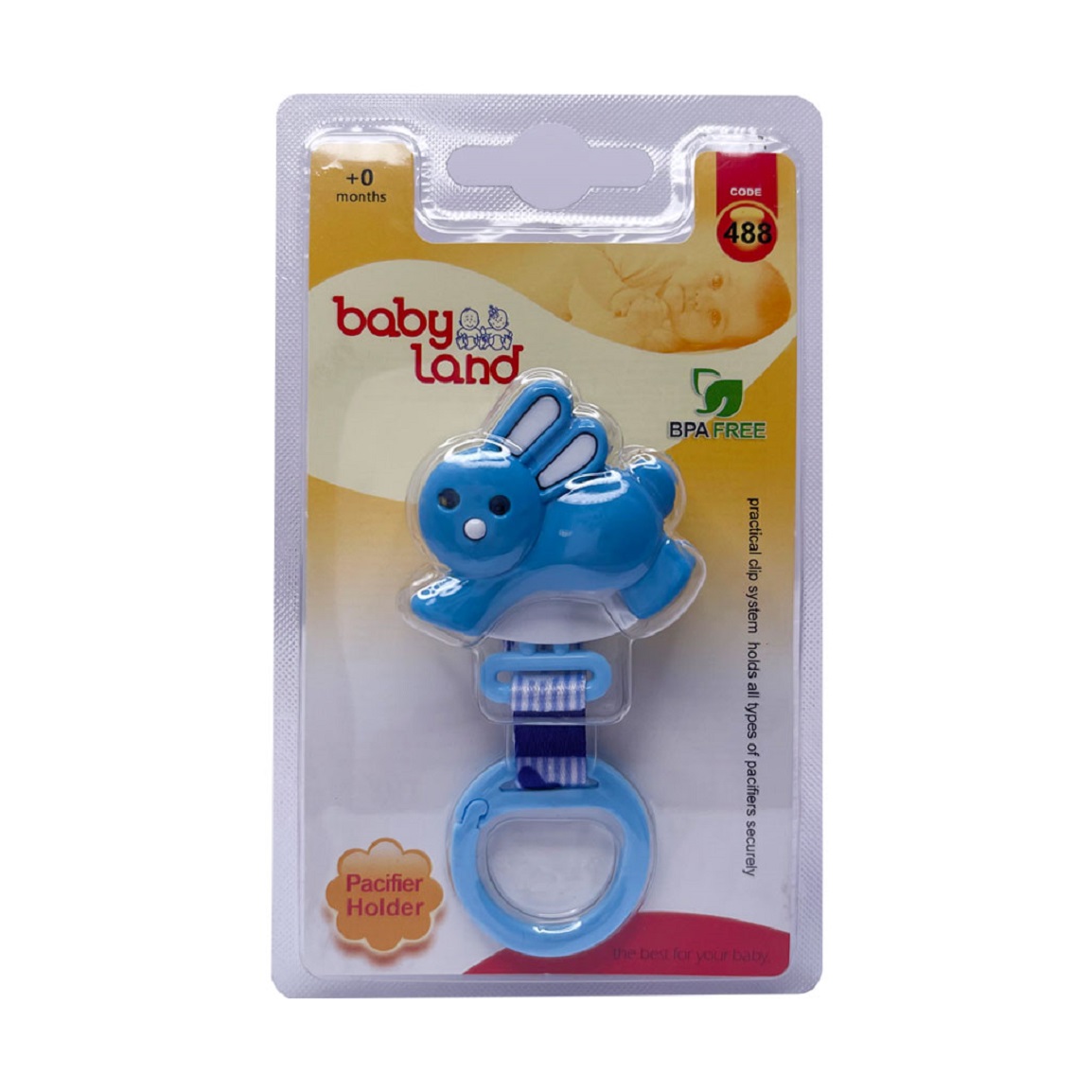 نگهدارنده پستانک خرگوشی کودک کد 488