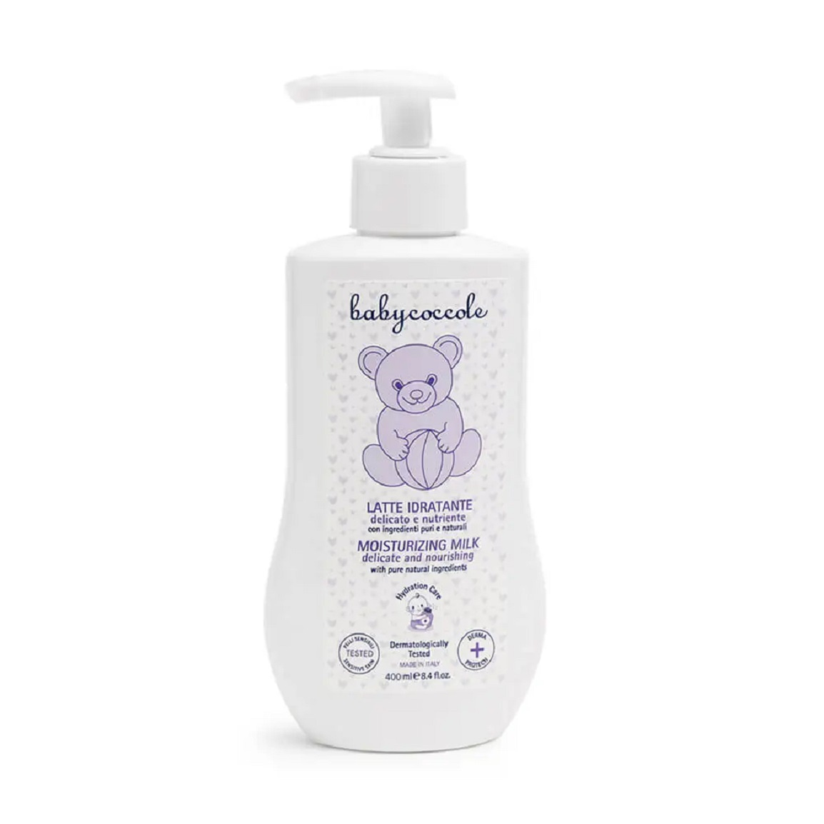 لوسیون بنفش مدل Latte Idratante حجم 400 میلی لیتر