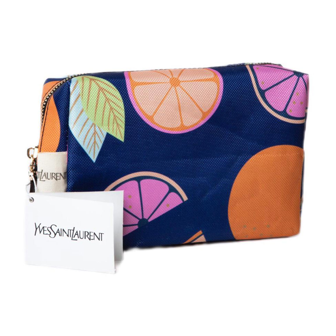 کیف لوازم آرایش طرح پرتقال