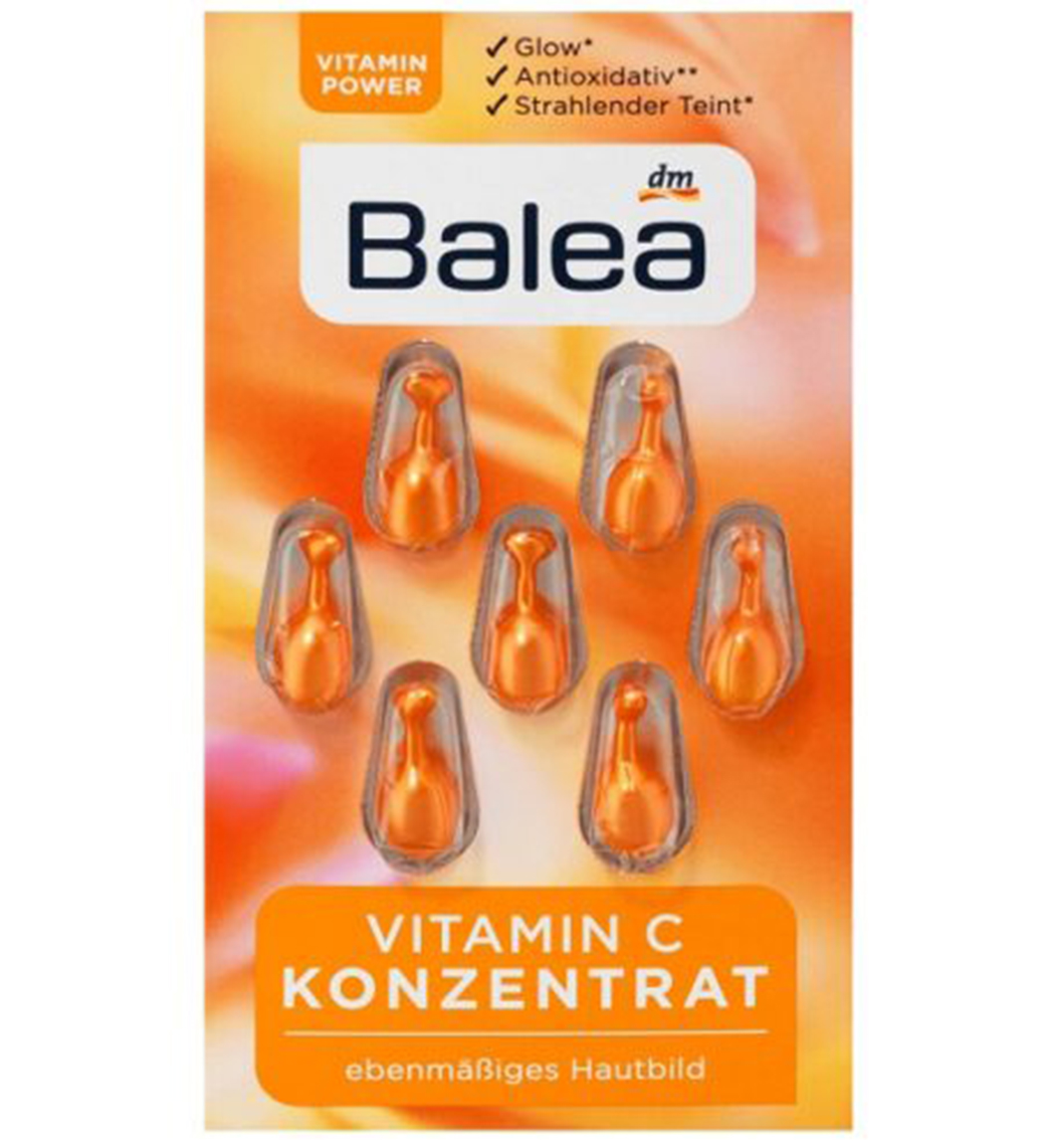 کنسانتره صورت مدل VITAMIN C بسته 7 عددی حجم 5 میل