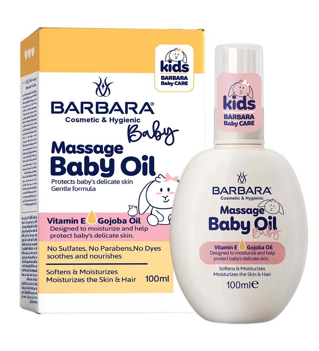 روغن بدن کودک 5 در 1 مخصوص دختر حاوی ویتامین E و روغن جوجوبا 100میل
