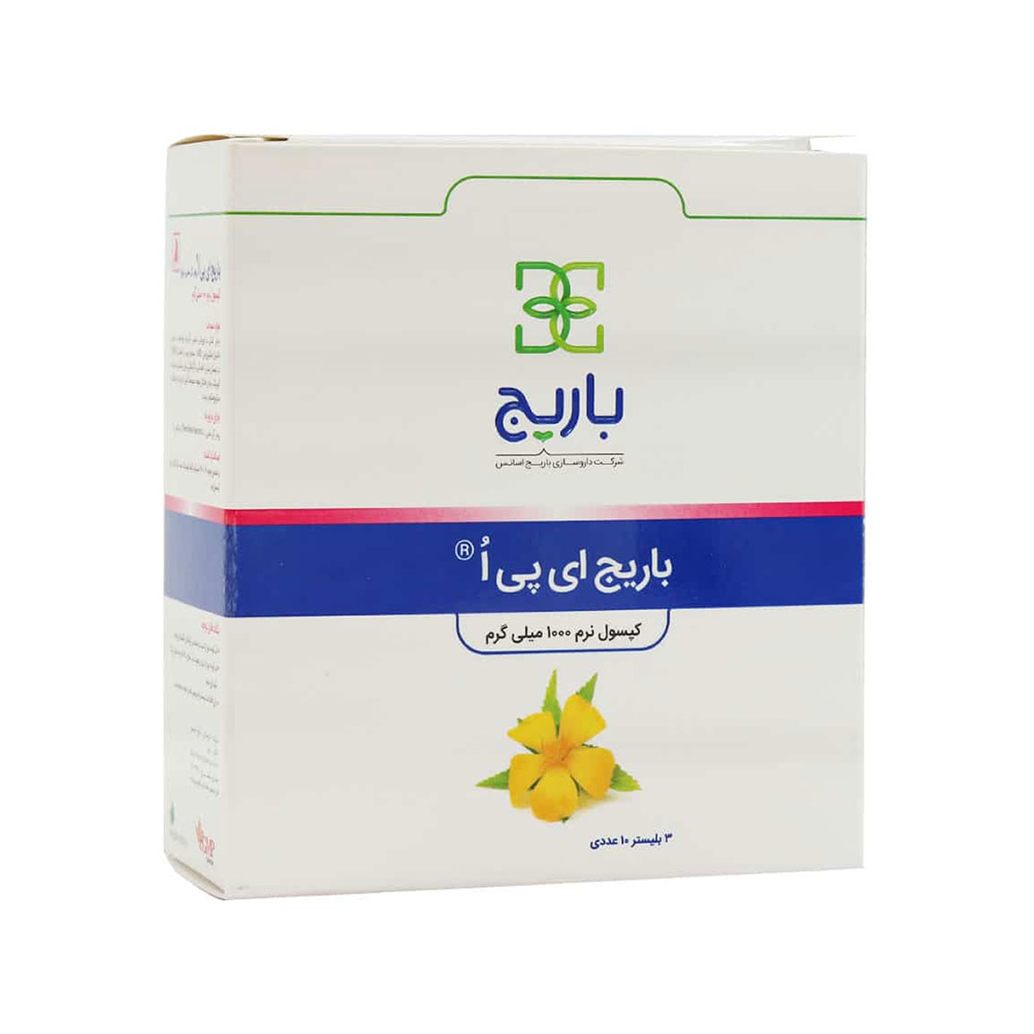 کپسول روغن گل مغربی بسته 30 عددی