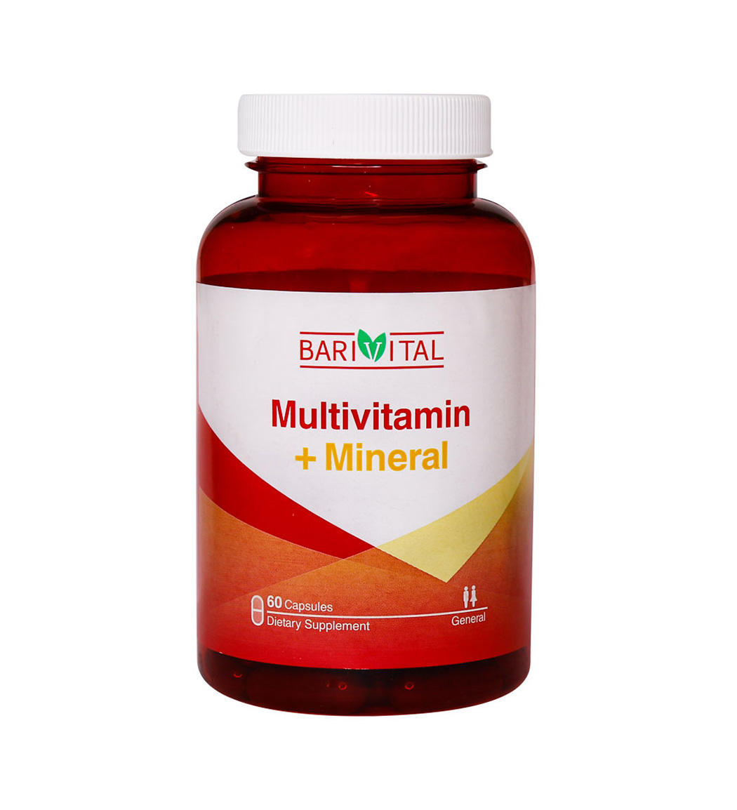 کپسول مولتی ویتامین مینرال بسته 60 عددی