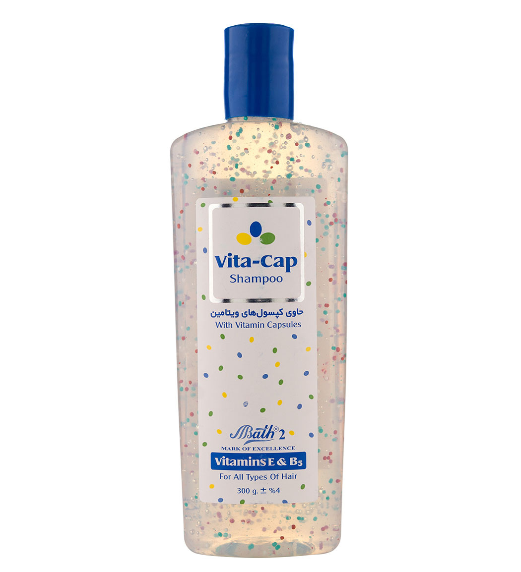شامپو حاوی کپسول ویتامین