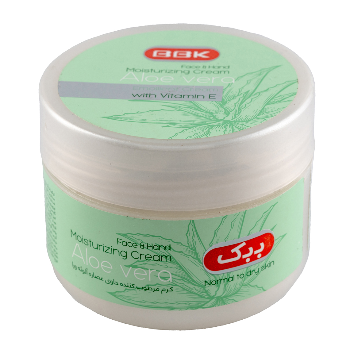 کرم مرطوب کننده کاسه ای حاوی عصاره آلوئه ورا 100میل