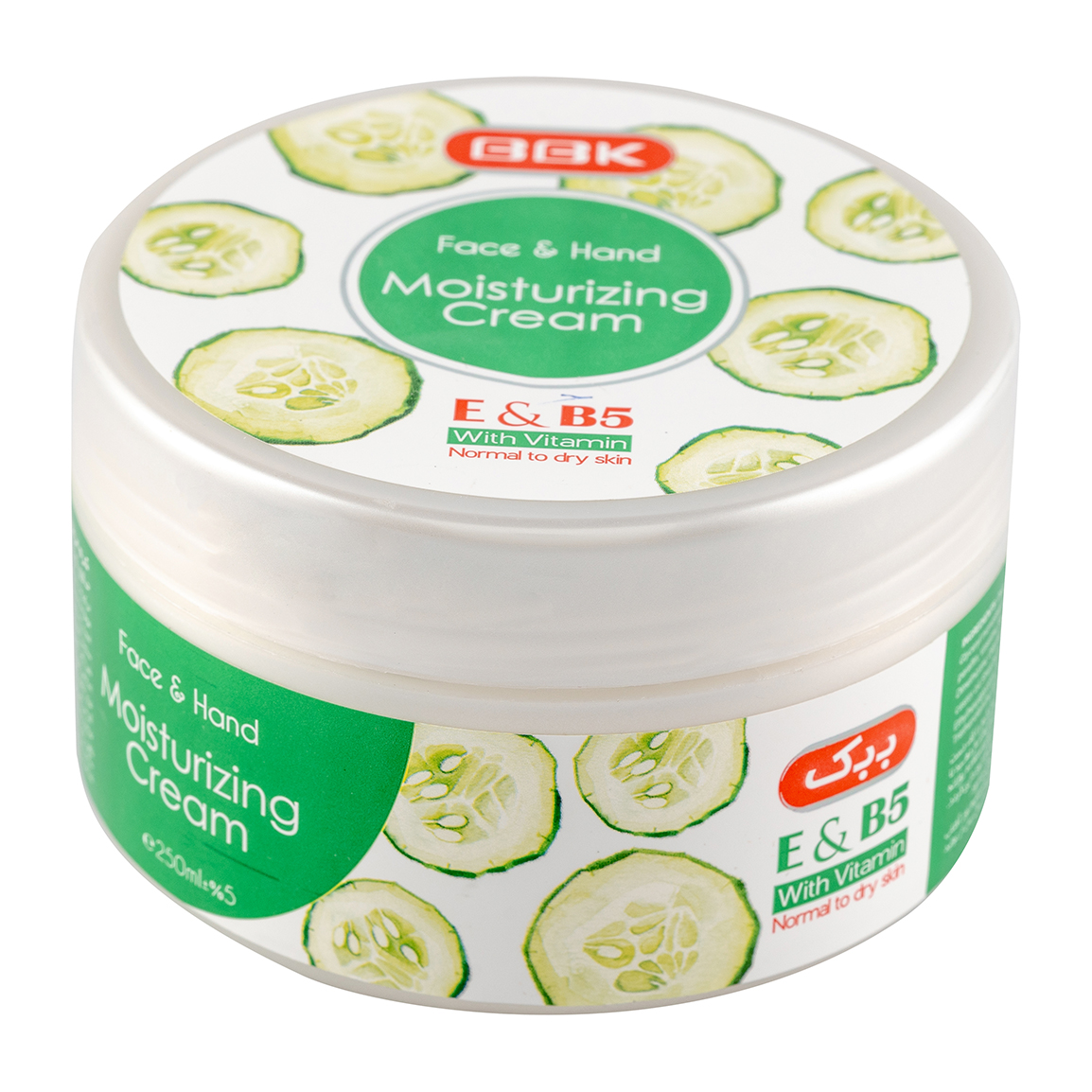 کرم مرطوب کننده کاسه ای با رایحه خیار 250میل