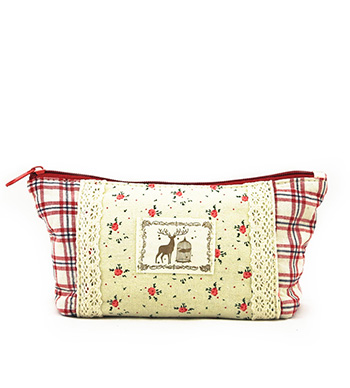 کیف لوازم آرایش پشت زیپ دار