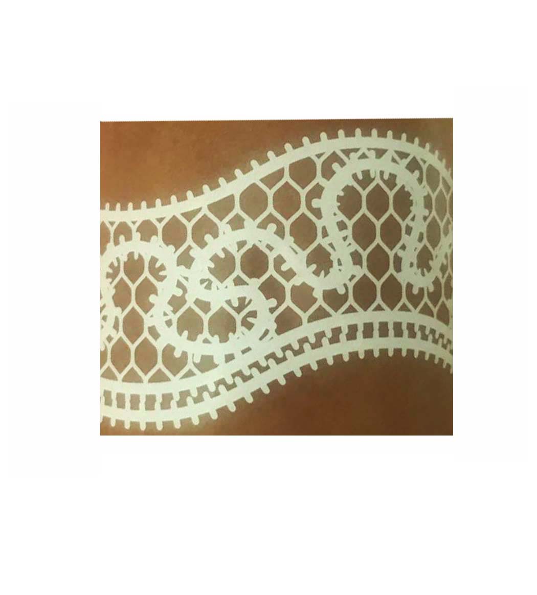 تاتو سفید موقت 40 سانتی متری