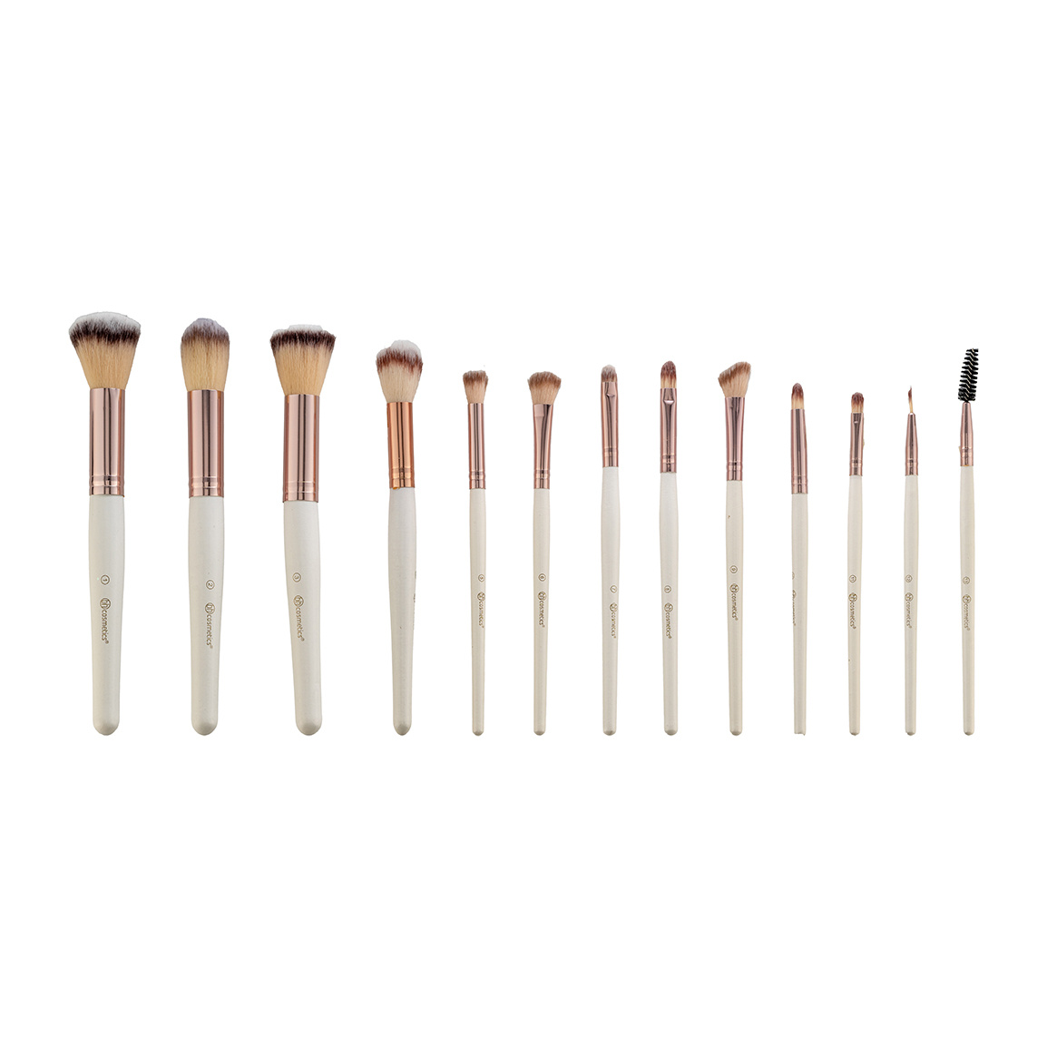 ست براش 13 عددی به همراه کیف مدل رز رومانس