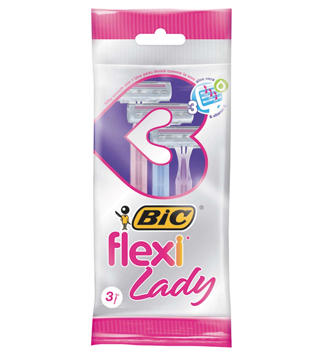 تيغ اصلاح فلکس بانوان با  تيغه  فنردار