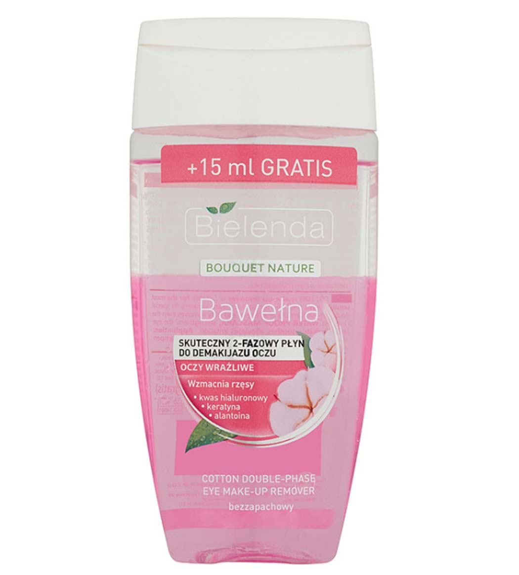 پاک کننده آرایش دو فاز عصاره پنبه