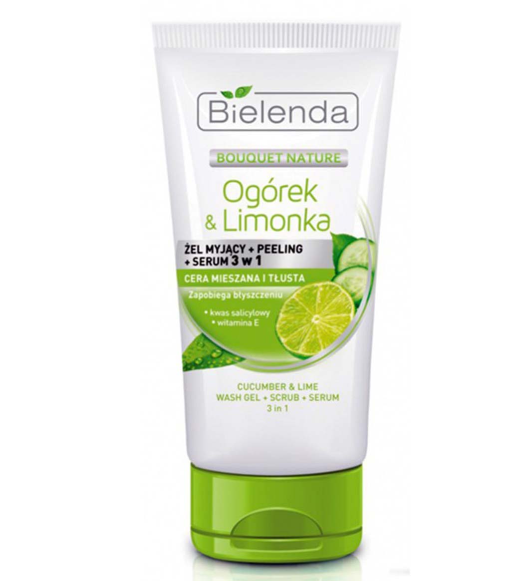 ژل شستشو و اسکراب لیمو و خیار