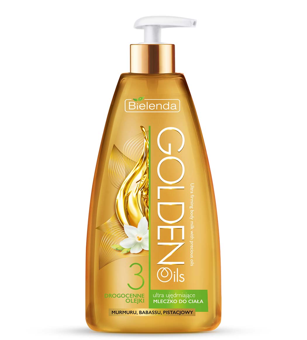 شیر بدن روغن طلایی سفت کننده پوست