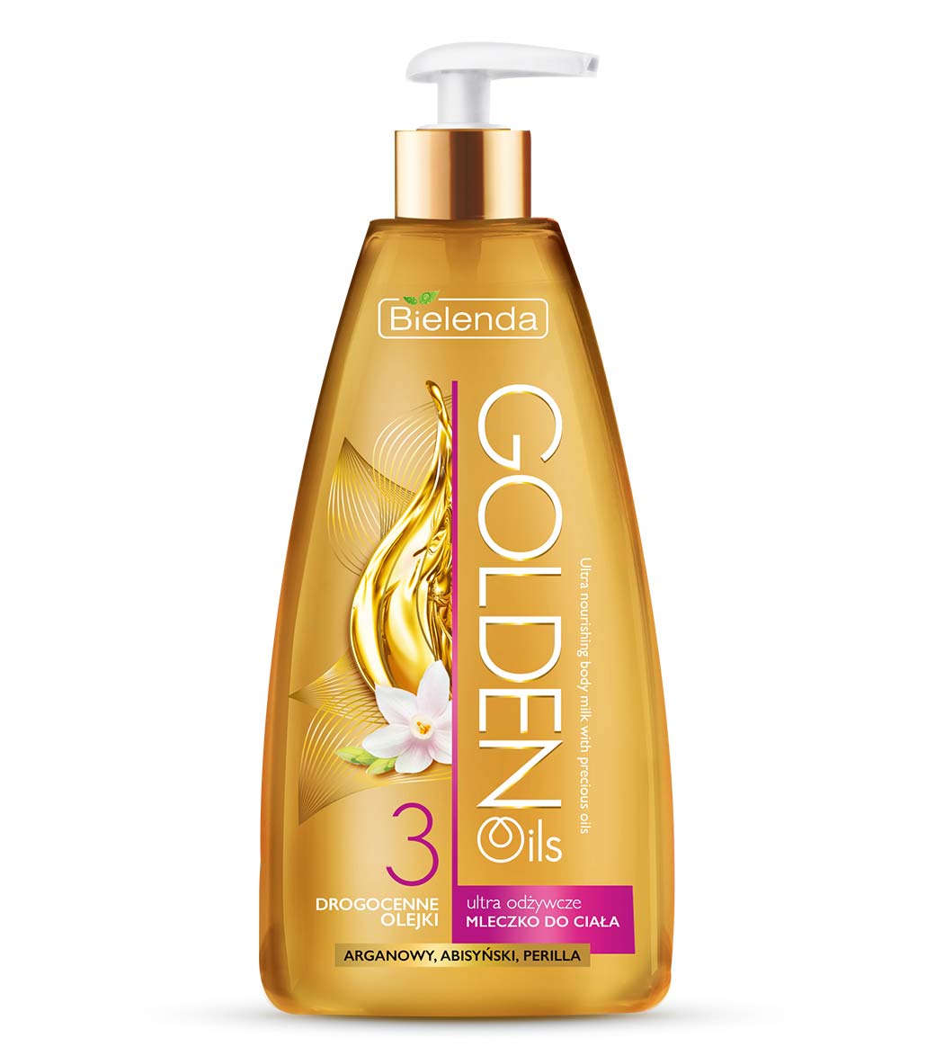 شیر بدن روغن طلایی مغذی بدن