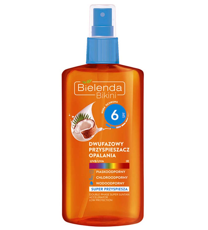 روغن آفتاب دوفاز برنزه کننده نارگیل