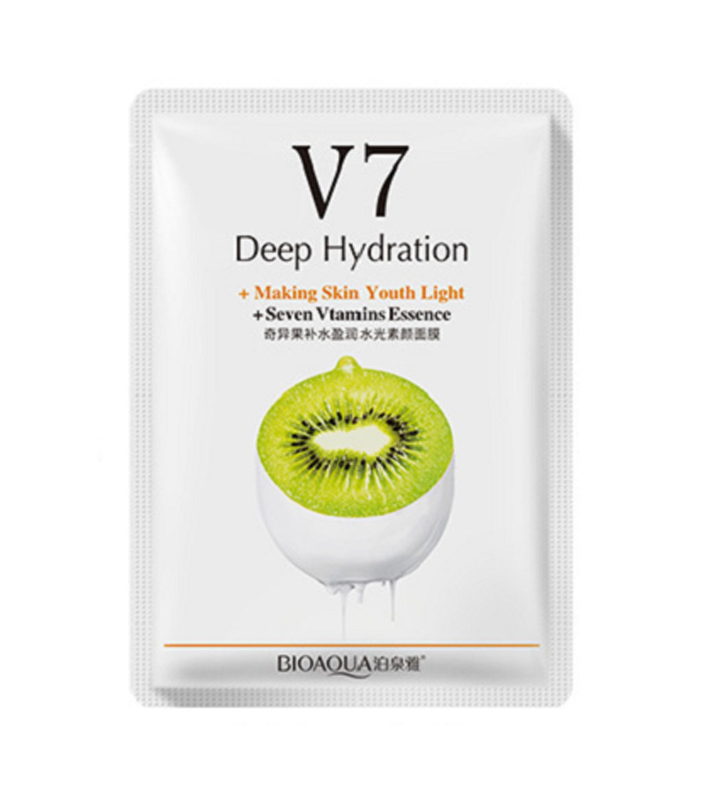 ماسک ورقه ای آبرسان قوی v7 کیوی 30گرمی