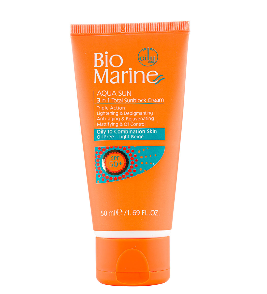 ضد آفتاب بژ روشن ضدچروک پوست چرب و مختلط SPF50 حجم 50میل